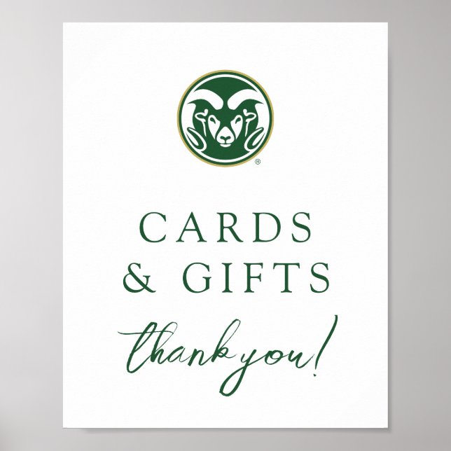 Colorado State Rams Graduate Poster (Front)