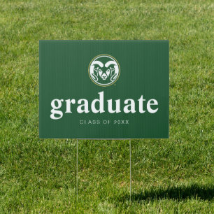 Colorado State Rams Graduate Sign