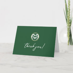 Colorado State Rams Graduate Thank You Card