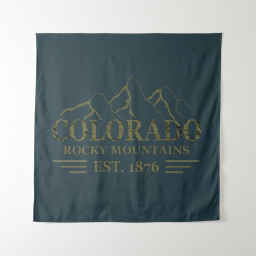 Colorado state rocky mountain national park tapestry
