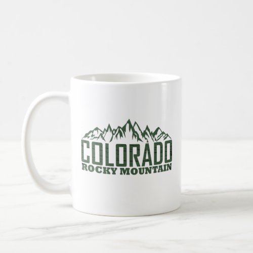 colorado state rocky mountains national park coffee mug