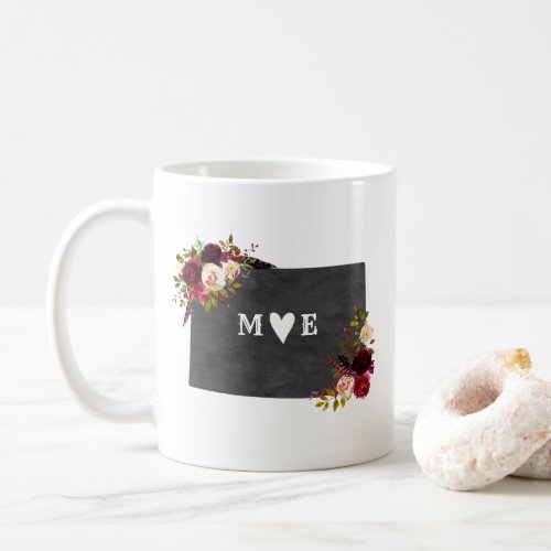 Colorado State Rustic Country Wedding Monogram Coffee Mug