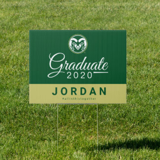 Colorado State University 2020 Graduate Sign