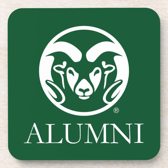 Colorado State University Alumni Beverage Coaster (Front)