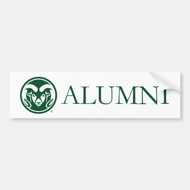Colorado State University Alumni Bumper Sticker (Front)