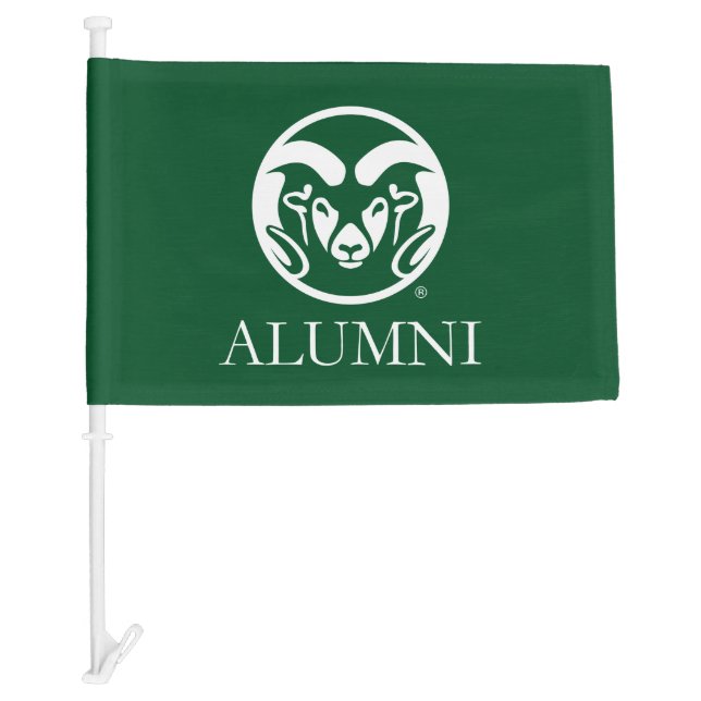 Colorado State University Alumni Car Flag (Front)