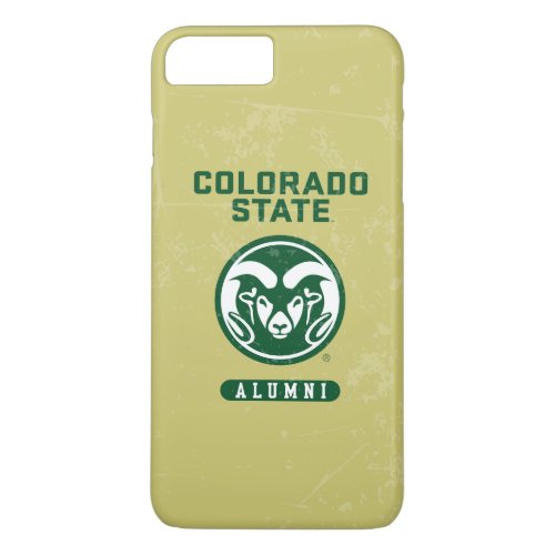 Colorado State University Alumni Logo Distressed iPhone 8 Plus7 Plus Case