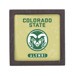 Colorado State University Alumni Logo Distressed Gift Box