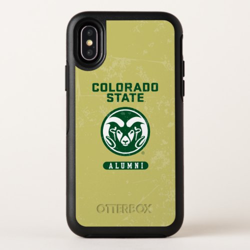 Colorado State University Alumni Logo Distressed OtterBox Symmetry iPhone X Case