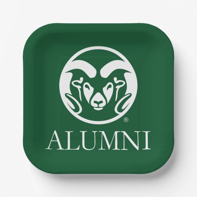 Colorado State University Alumni Paper Plates (Front)