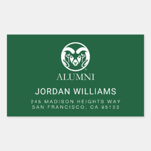 Colorado State University Alumni Rectangular Sticker