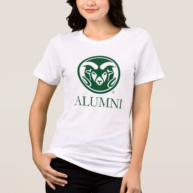 Colorado State University Alumni Tri-Blend Shirt (Front)