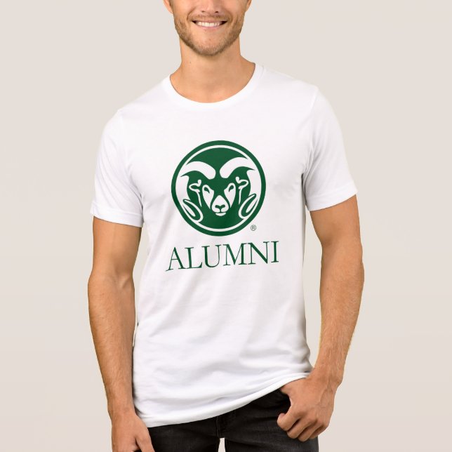 Colorado State University Alumni Tri-Blend Shirt (Front)