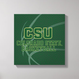 Colorado State University Basketball Canvas Print