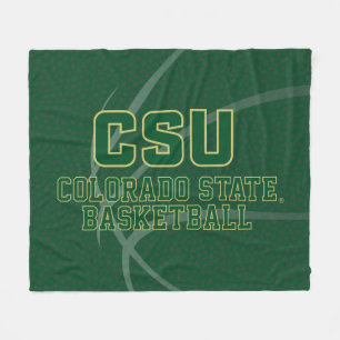 Colorado State University Basketball Fleece Blanket
