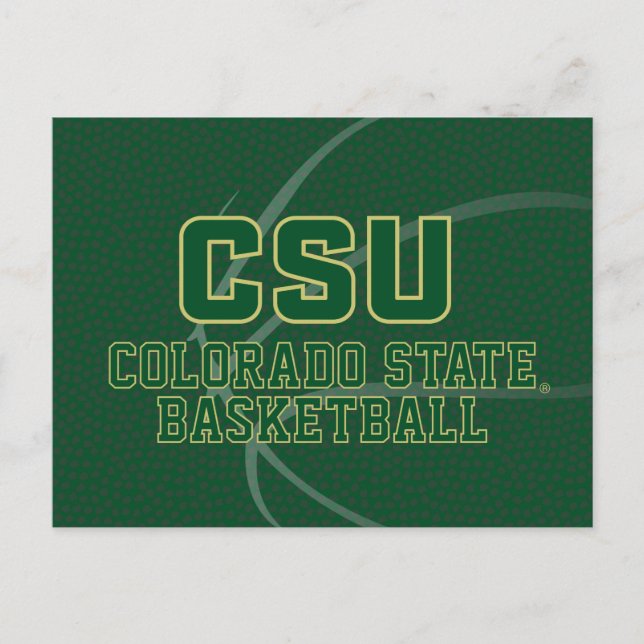 Colorado State University Basketball Postcard (Front)