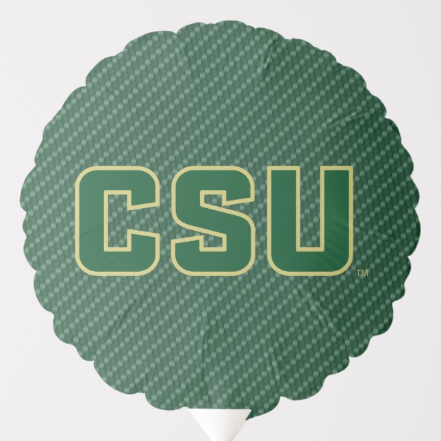 Colorado State University Carbon Fiber Pattern Balloon (Front)