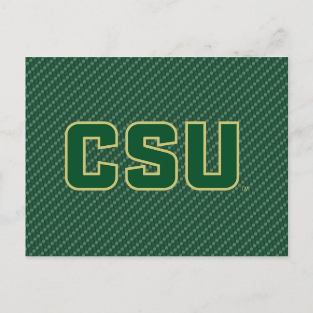 Colorado State University Carbon Fiber Pattern Postcard (Front)