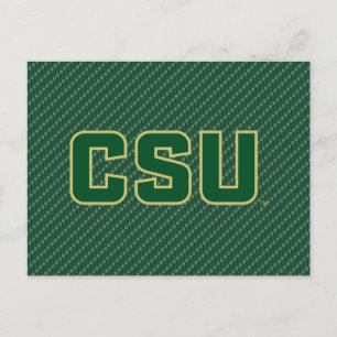 Colorado State University Carbon Fiber Pattern Postcard