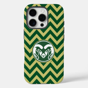 Colorado State University Chevron Pattern iPhone 16 Pro Case