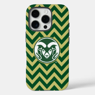 Colorado State University Chevron Pattern iPhone 16 Pro Case