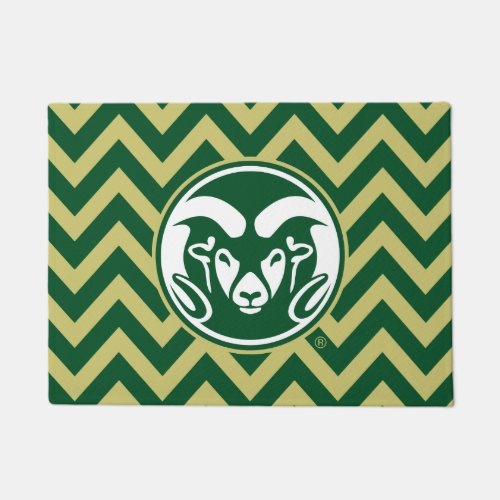 Colorado State University Chevron Pattern Doormat