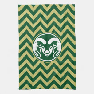 Colorado State University Chevron Pattern Kitchen Towel