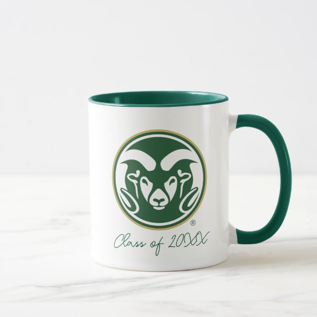 Colorado State University Chevron Pattern Mug (Right)