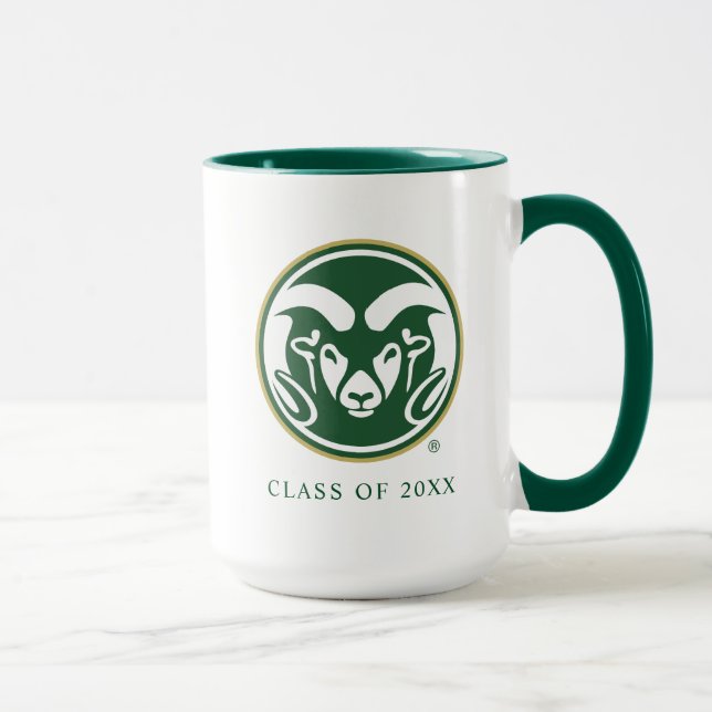 Colorado State University Chevron Pattern Mug (Right)