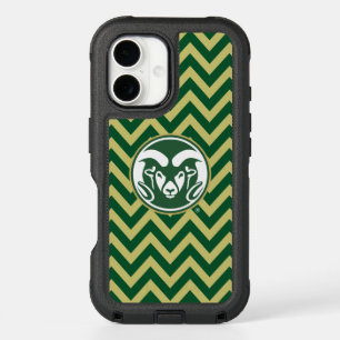 Colorado State University Chevron Pattern iPhone 16 Case
