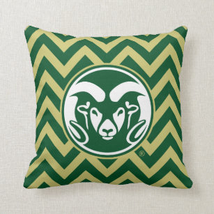 Colorado State University Chevron Pattern Throw Pillow