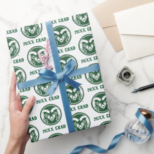 Colorado State University Chevron Pattern Wrapping Paper