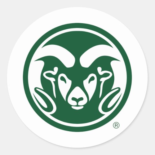 Colorado State University Classic Round Sticker