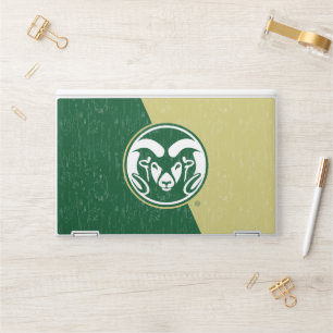 Colorado State University Color Block Distressed HP Laptop Skin