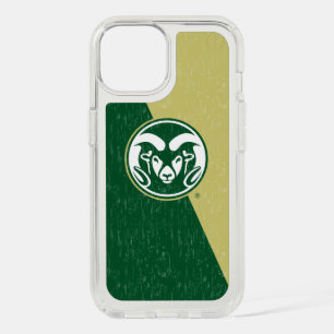 Colorado State University Color Block Distressed iPhone 15 Case