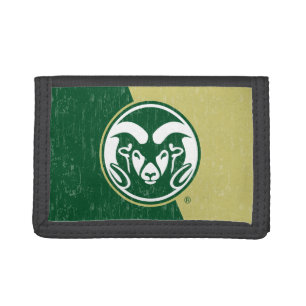 Colorado State University Color Block Distressed Trifold Wallet