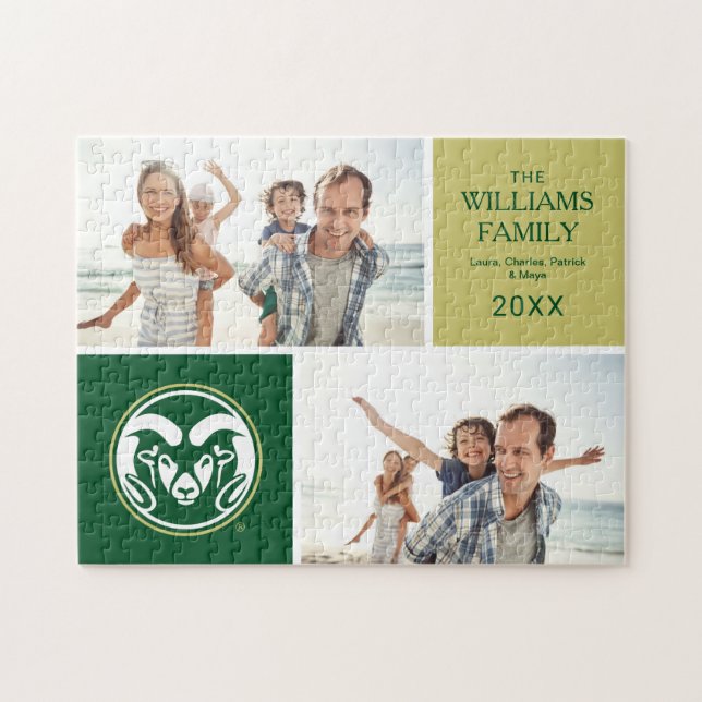 Colorado State University Family Photo Collage Jigsaw Puzzle (Horizontal)