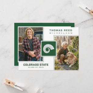 Colorado State University Graduation Invitation