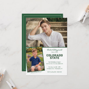 Colorado State University Graduation Invitation