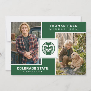 Colorado State University Graduation Invitation