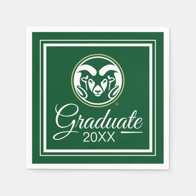 Colorado State University | Graduation Napkins (Front)