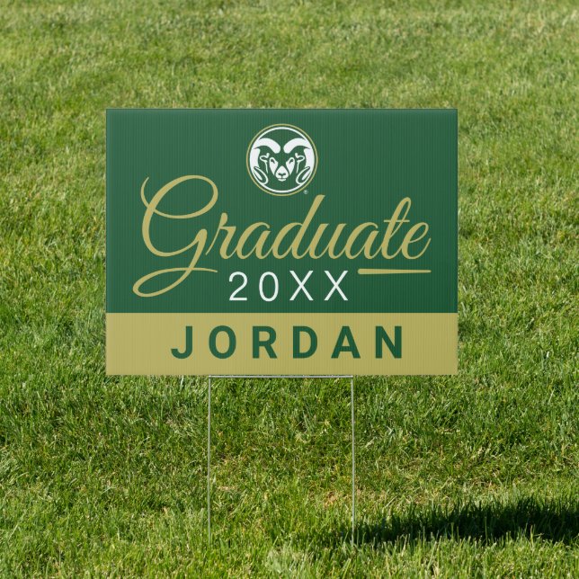 Colorado State University | Graduation Sign (Insitu)