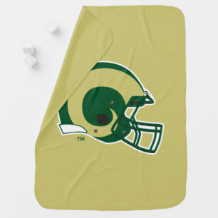 Colorado State University Helmet Mark Baby Blanket