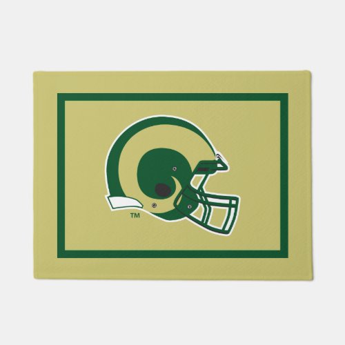 Colorado State University Helmet Mark Doormat