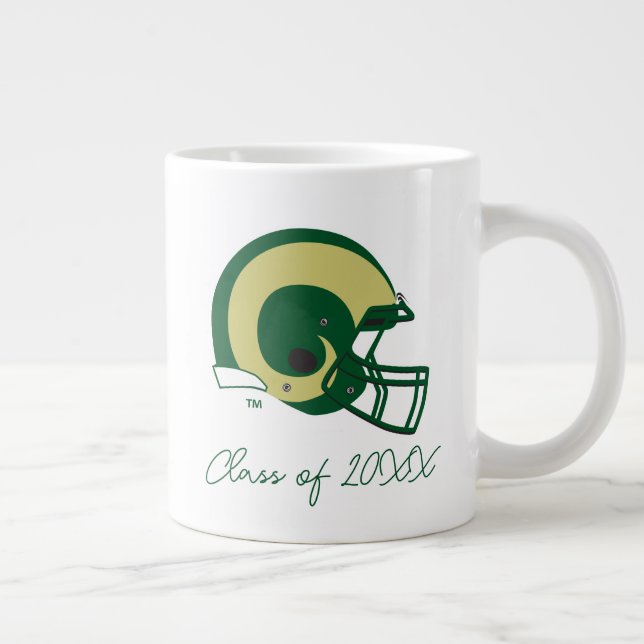 Colorado State University Helmet Mark Giant Coffee Mug (Right)