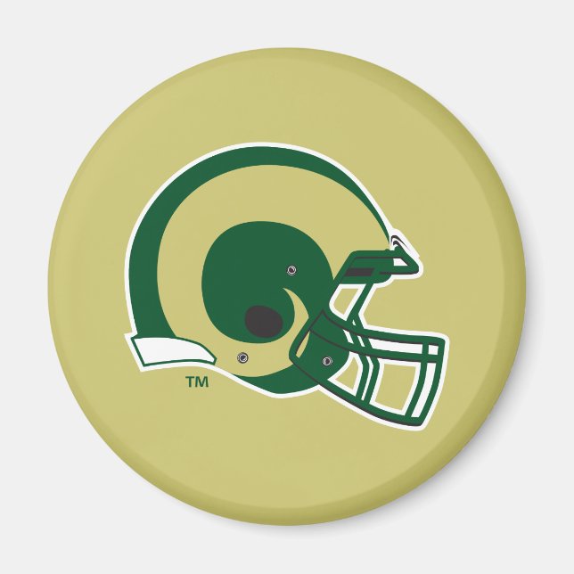 Colorado State University Helmet Mark Magnet (Front)