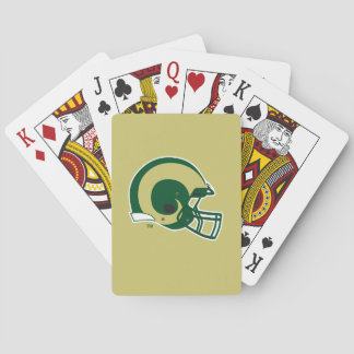 Colorado State University Helmet Mark Poker Cards
