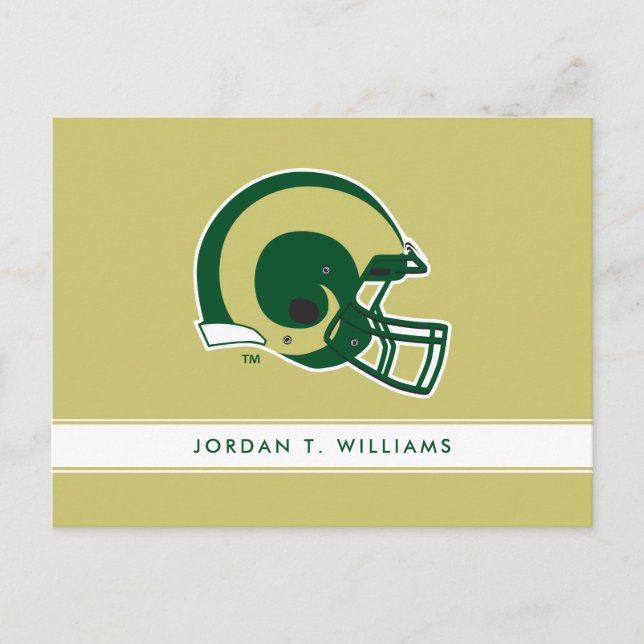 Colorado State University Helmet Mark Postcard (Front)