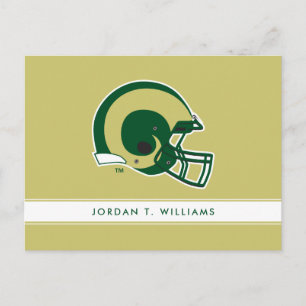 Colorado State University Helmet Mark Postcard