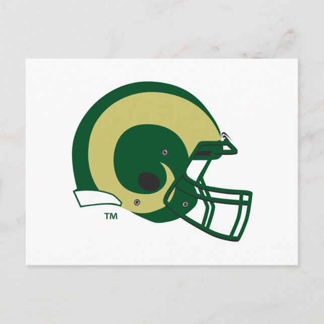 Colorado State University Helmet Mark Postcard (Front)